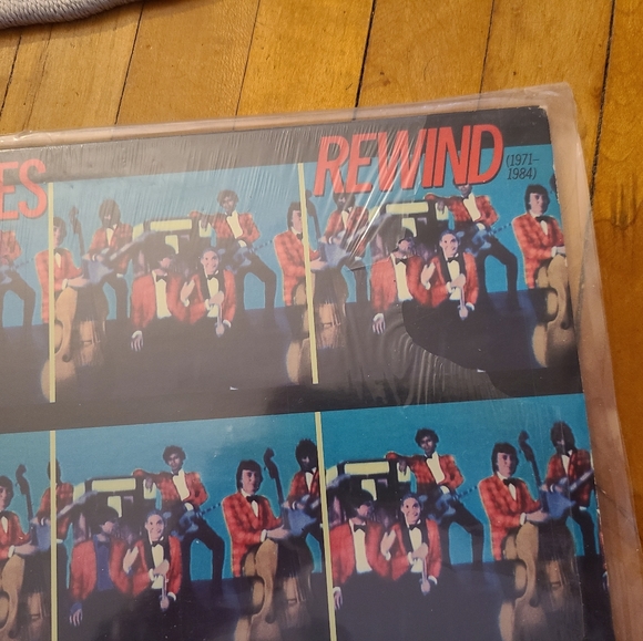 The Rolling Stones Rewind 1971-1984 vintage vinyl record. Black yellow LP FAIR - Picture 8 of 9